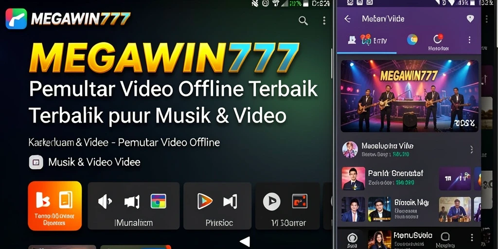 Tampilan antarmuka MEGAWIN777 yang sederhana dan menarik.
