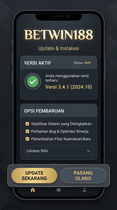 Tampilan riwayat versi betwin188